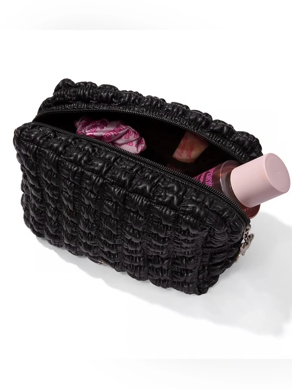 PINK TOP-ZIP MAKEUP BAG